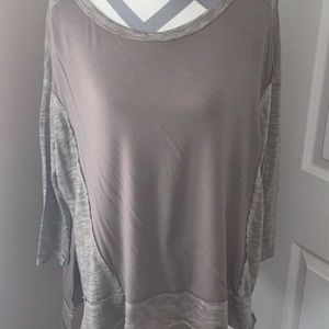 Taupe top